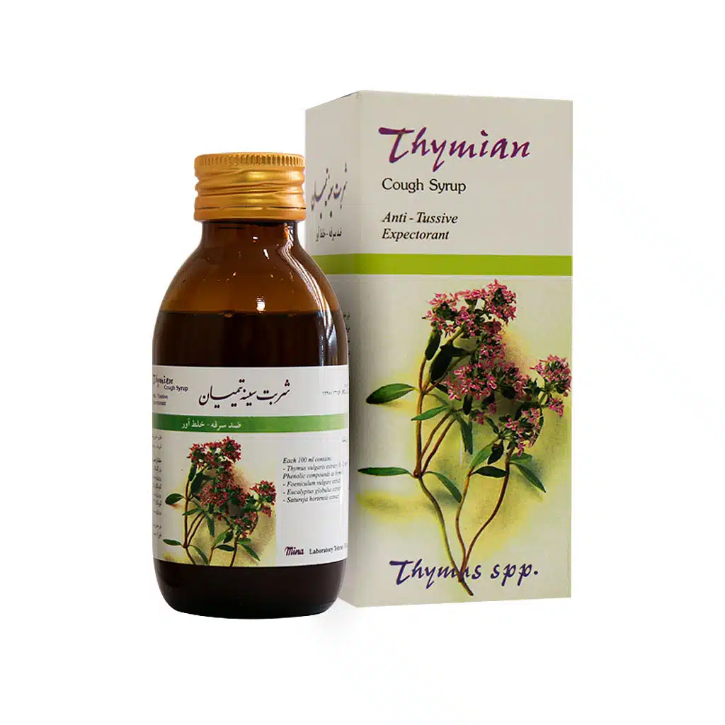 شربت گیاهی ضد سرفه تیمیان مینا - 120 میلی لیتر